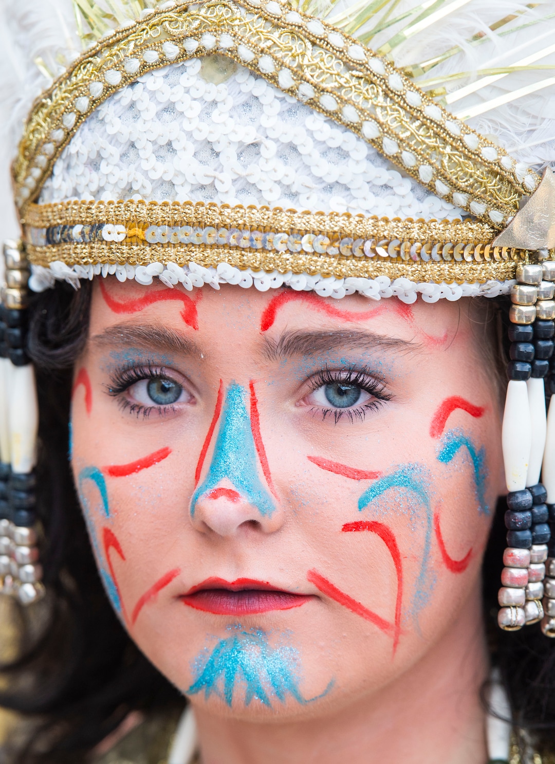 (Rick Egan  |  The Salt Lake Tribune)    Rawlee Michelson prepares for her part as Queen Lamoni, before the Mormon Miracle Pageant Wednesday, June 12, 2019.  The final run for the pageant continues through Saturday, June 22.