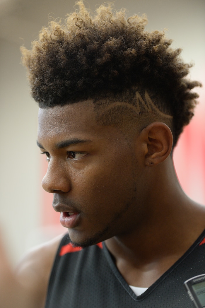 (Francisco Kjolseth  |  The Salt Lake Tribune)  Chris Seeley speaks with the media the Utah men's basketball program begins fall practices with a fairly new roster of players on Friday, Sept. 29, 2017.