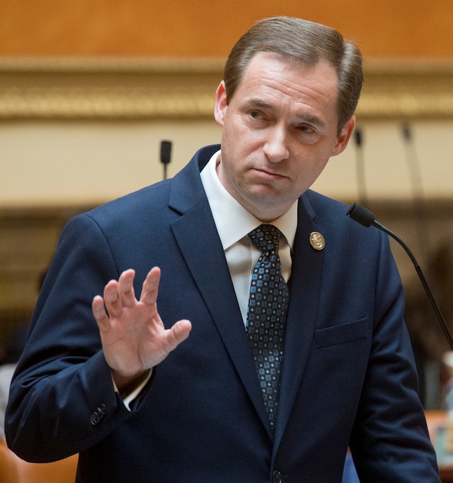 (Rick Egan  |  The Salt Lake Tribune)    Rep. Steve Eliason, R-Sandy, is continuing to work on Utah's affordable housing problem, though little was done in this area in the 2018 session. Friday, Jan. 26, 2018.