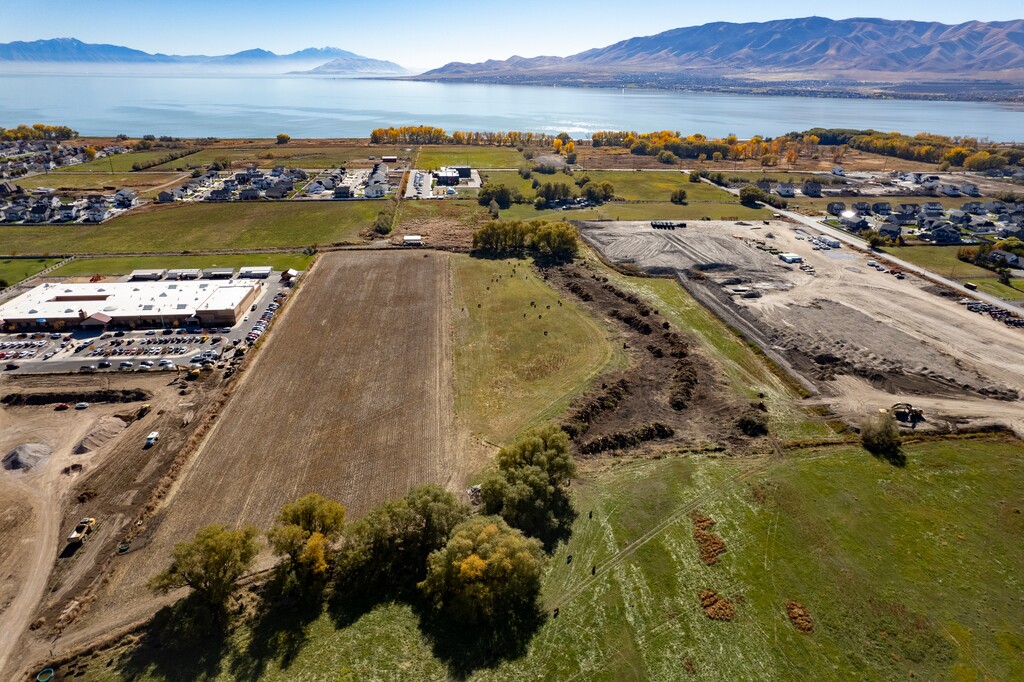(Rick Egan | The Salt Lake Tribune) Trees were recently chopped down, near Dry Creek Elementary in Lehi, on Wednesday, Oct. 29, 2025. 