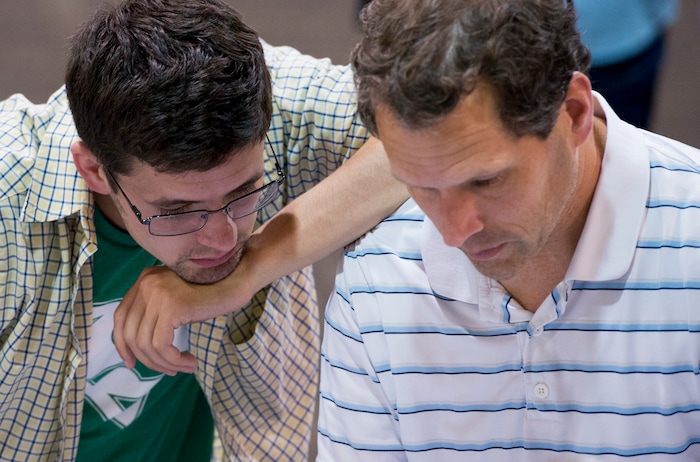 (Leah Hogsten | The Salt Lake Tribune)
Utah Department of Transportation (UDOT) representatives fielded hundreds of questions from concerned Davis County residents seeking information about the US-89 State Environmental Study and the proposal to convert US-89 in Davis County into a freeway. The formal public comment period continues through Monday September 25.