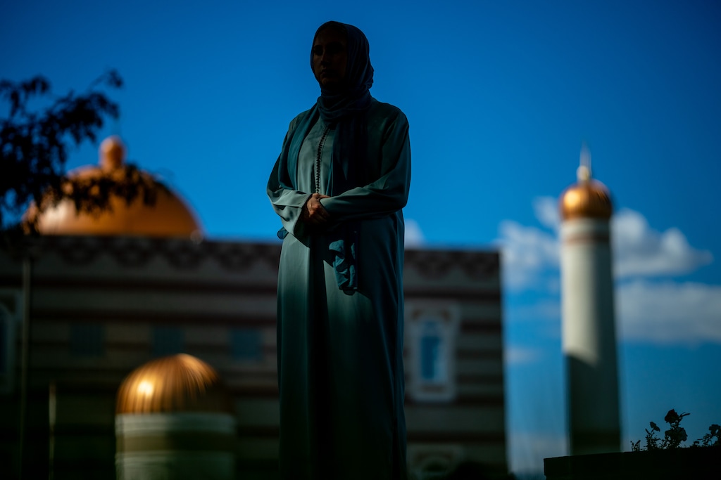 (Trent Nelson | The Salt Lake Tribune) Lucy, a recent convert to Islam, at the Khadeeja Islamic Center in West Valley City on Friday, Sept. 11, 2026. The former Latter-day Saint said she found the community she had long been in search of when she became a Muslim.