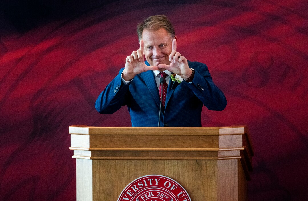 (Rick Egan | The Salt Lake Tribune) University of Utah's new president is Taylor R. Randall on Thursday, Aug. 5, 2021.