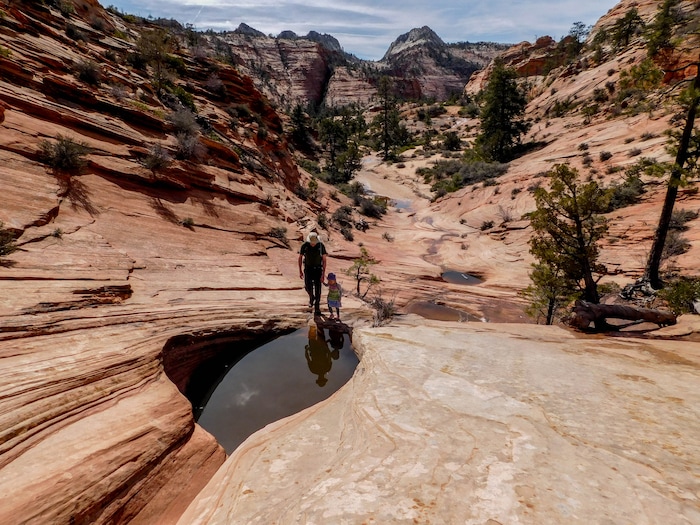 Erin Alberty|The Salt Lake Tribune Many Pools is a beautiful, family-friendly hike with little traffic and great educational value in Zion National Park. Photo taken March 10, 2017.