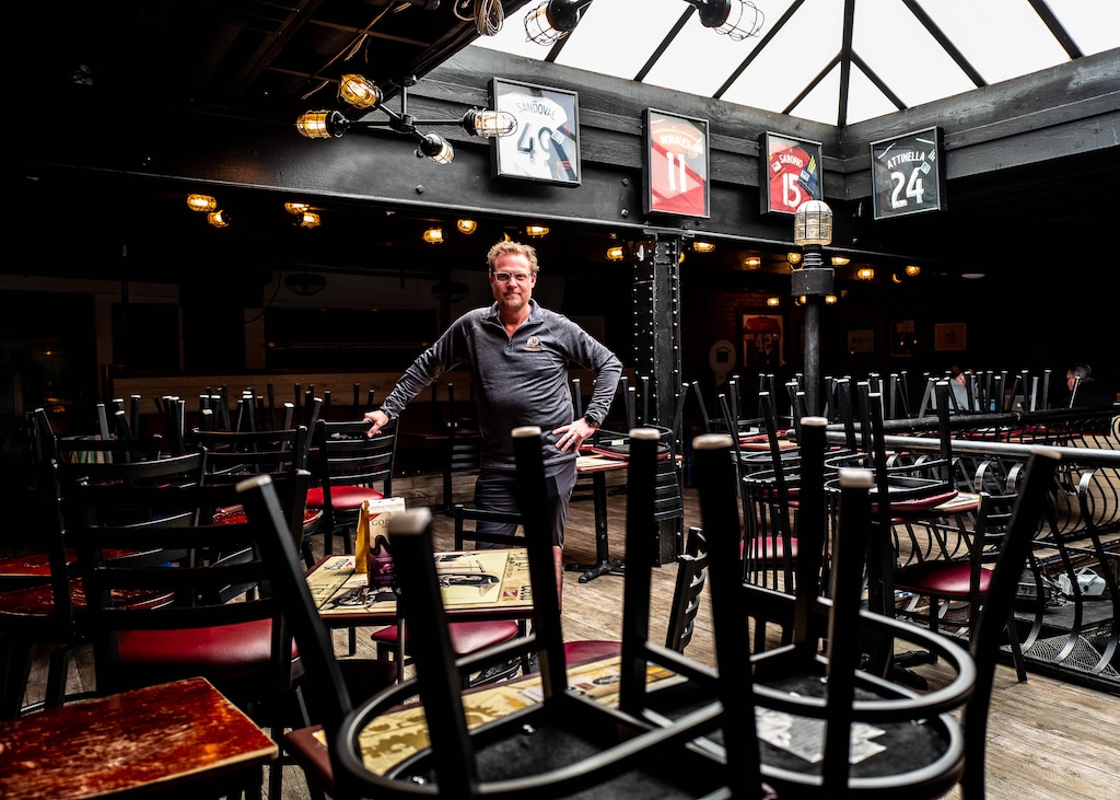 (Trent Nelson  |  The Salt Lake Tribune) Kirk Bengtzen in his Salt Lake City bar Twist on Friday, April 17, 2020. Bengtzen has continued to pay his employees while the bar is closed due to COVID-19.