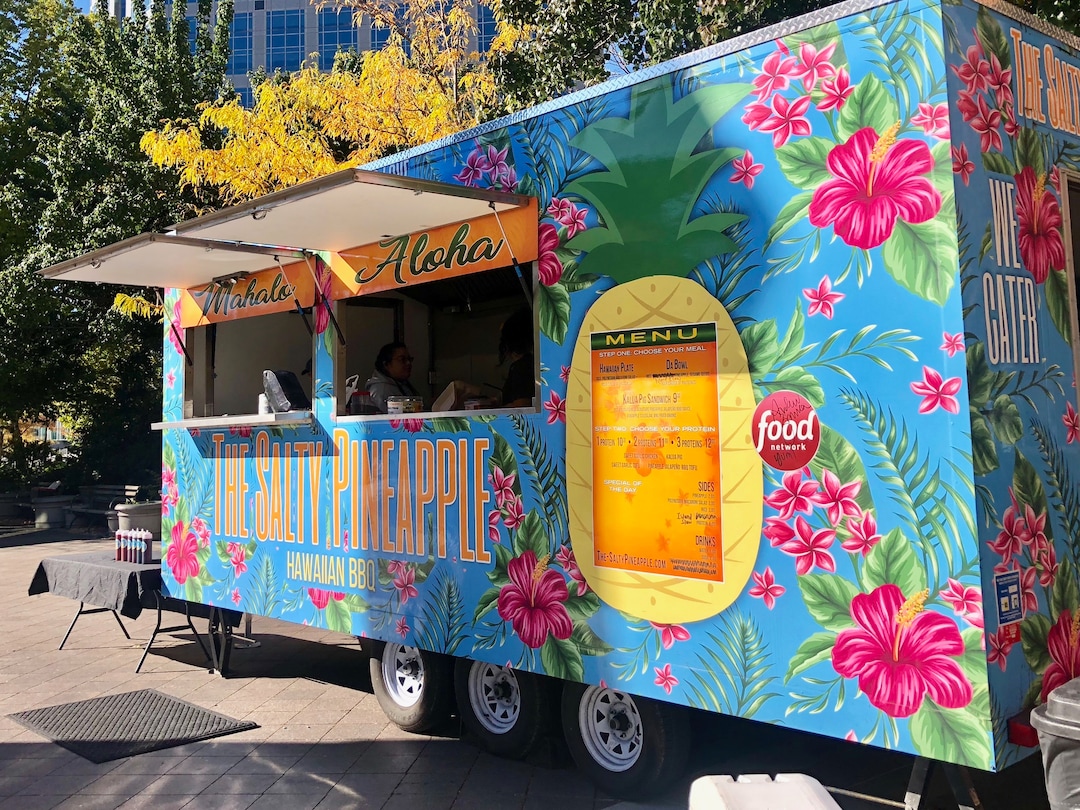 (Brodi Ashton | For The Salt Lake Tribune) The Salty Pineapple Food Truck won $10,000 on a recent episode of "Big Food Truck Tip" on Food Network.