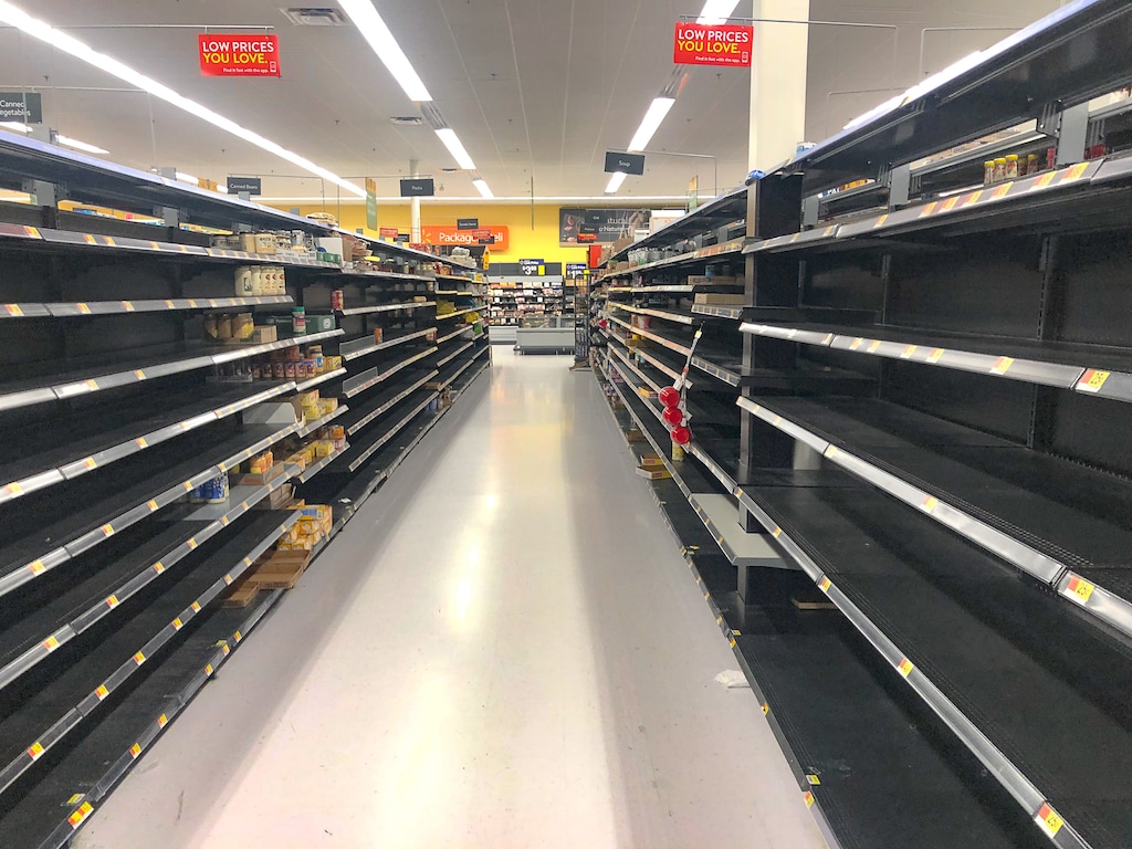 (Francisco Kjolseth  |  Tribune file photo) Walmart Supercenter at 2705 E. Parleys Way on March 14, 2020, as fears over the coronavirus spread.