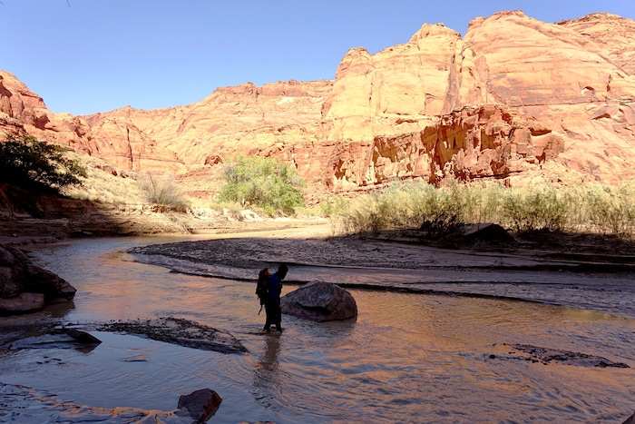 (Lennie Mahler | Tribune file photo) Scott Radford navigates the silty Paria River on Tuesday, Sept. 27, 2016.
