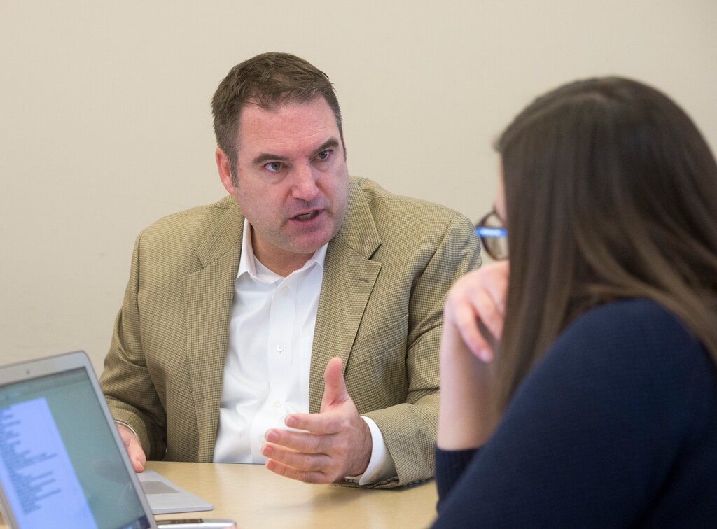 (Rick Egan  |  The Salt Lake Tribune)   Todd Parker talks about plans for islands and a city on Utah, Lake, Thursday, January 11, 2018.