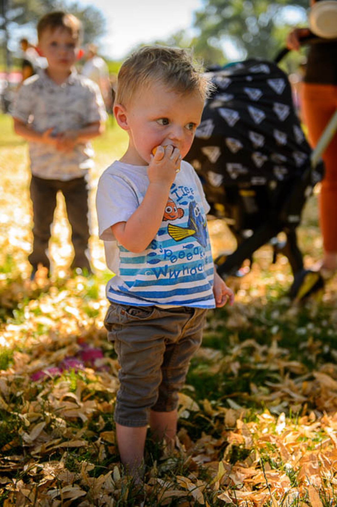 (Trent Nelson | The Salt Lake Tribune)Olliver Whitney eats a pastry from the Fry Me To the Moon food truck at the fourth annual Food Truck Face-Off in Salt Lake City's Liberty Park, Saturday June 30, 2018.
