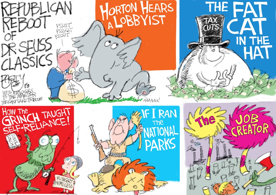 This Pat Bagley cartoon appears in The Salt Lake Tribune on Thursday, April 26, 2018.