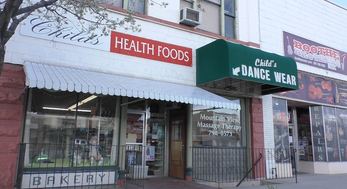 (Yvonne Bass | courtesy photo) Storefronts in Spanish Fork are part of the story in the news-style documentary "COVID-19," directed by Yvonne Bass, one of the short films in The Salt Lake Tribune's Quarantine Film Festival.