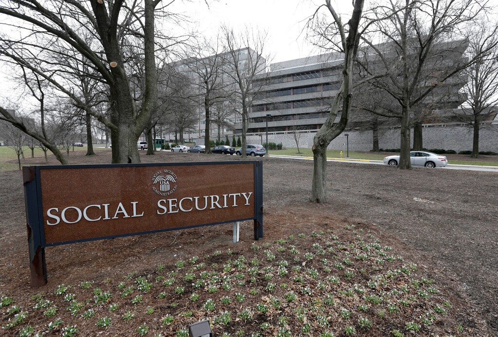 FILE - In this Jan. 11, 2013, file photo, the Social Security Administration's main campus is seen in Woodlawn, Md. Medicare’s financial problems have gotten worse, and Social Security’s can’t be ignored forever. The government’s annual assessment is a sobering checkup on programs vital to the middle class. The report from program trustees says Medicare will become insolvent in 2026, three years earlier than previously forecast. The report says Social Security will become insolvent in 2034, no change from the projection last year.(AP Photo/Patrick Semansky, File)