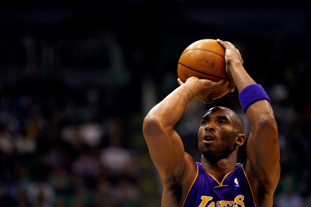 (Trent Nelson  |  The Salt Lake Tribune) Kobe Bryant, Utah Jazz vs. Los Angeles Lakers NBA Basketball. Wednesday, February 11, 2009.