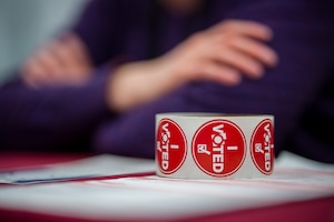 (Trent Nelson | The Salt Lake Tribune) Voting at the Salt Lake County Government Center on Tuesday, Nov. 21, 2023.