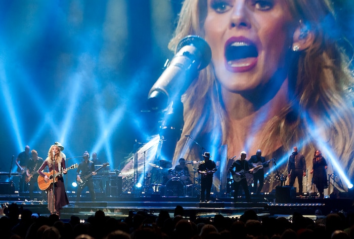 (Michael Mangum | Special to The Tribune) Faith Hill performs Wednesday, Sept. 27, at Vivint Smart Home Arena in Salt Lake City.