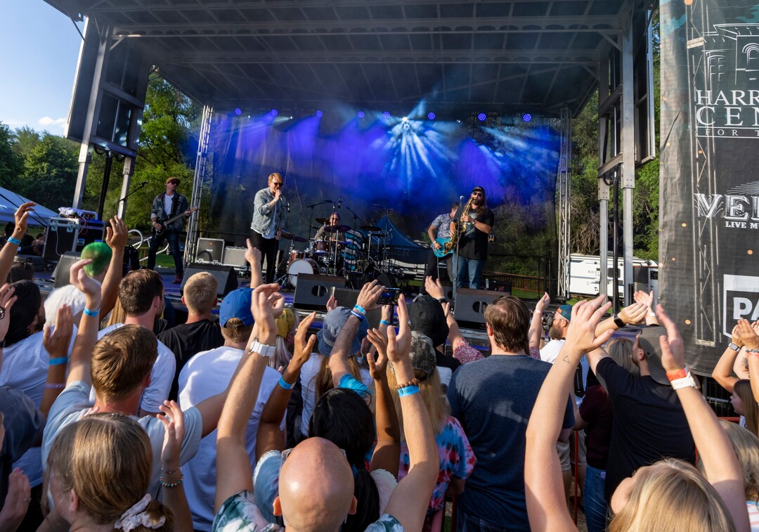(Rick Egan | The Salt Lake Tribune)  The Strike plays the Fork Fest in American Fork, on Saturday, June 17, 2023.
