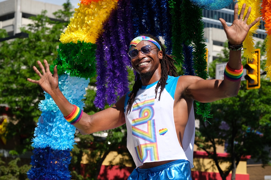 (Francisco Kjolseth  |  The Salt Lake Tribune)  Thousands participate in the Utah Pride Parade in Salt Lake City on Sunday June 2, 2019.