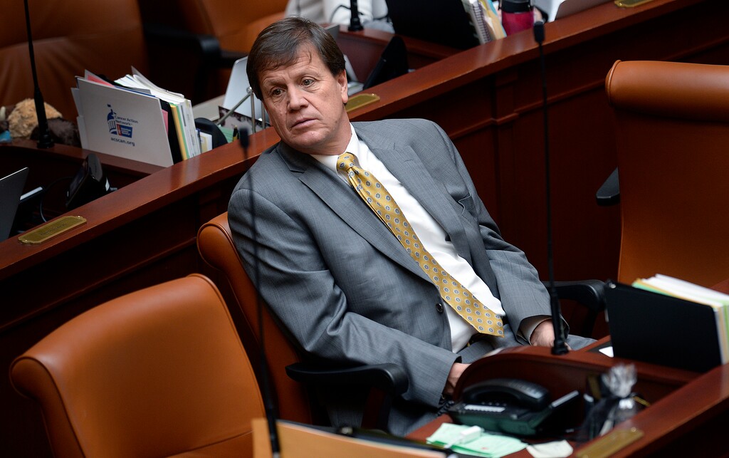 Scott Sommerdorf | The Salt Lake Tribune Rep. Keven J. Stratton, R-Salt Lake, in the Utah House of Representatives, Wednesday, February 22, 2017. 