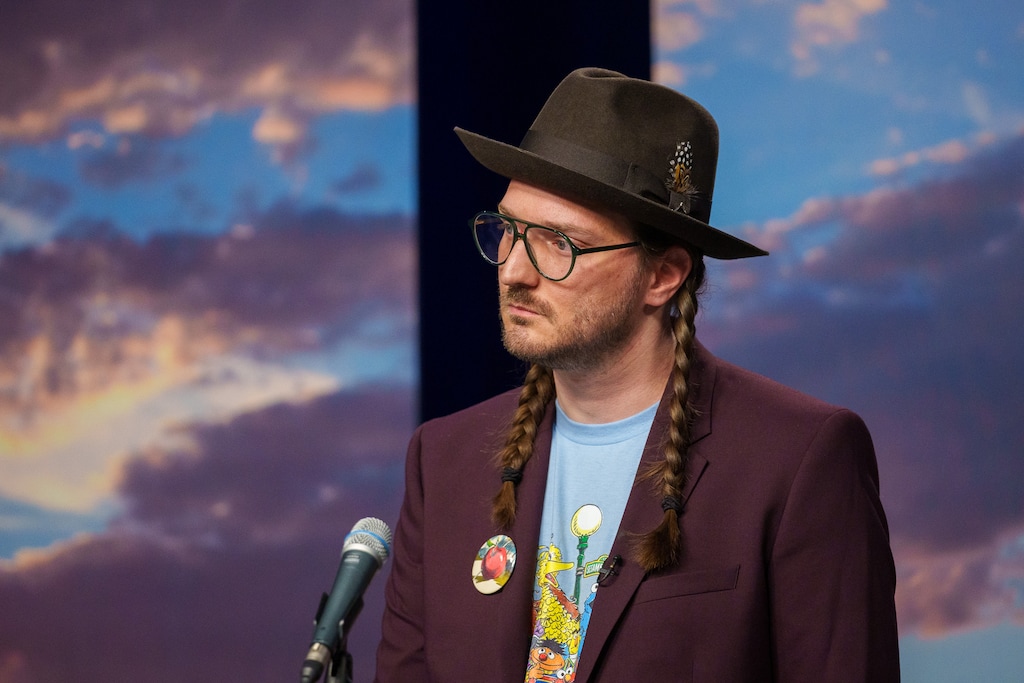 (Trent Nelson | Salt Lake Tribune file photo) Michael Valentine, shown here at a mayoral debate in 2023, has sued the Utah Department of Alcoholic Beverage Services and its board, saying the agency improperly denied him a bar license during a May 29, 2025, board meeting.
