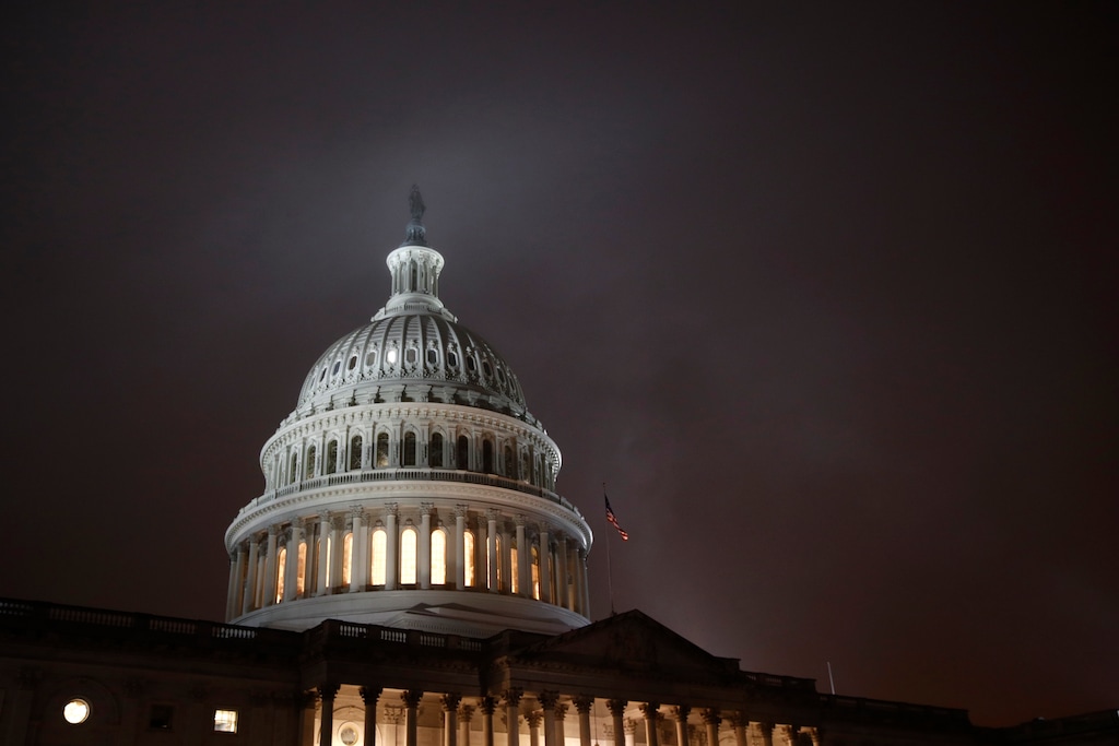 (Patrick Semansky | AP file photo)  Mist rolls over the U.S. Capitol dome on Capitol Hill in Washington on Dec. 9, 2019.