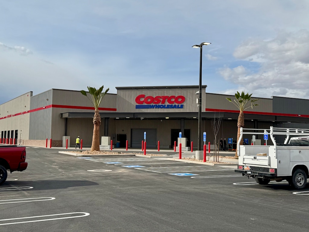 (Mark Eddington | The Salt Lake Tribune) The entrance of a new Costco location in St. George, Wednesday, Feb. 11, 2026.
