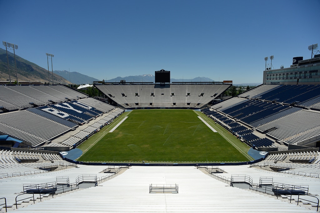 (Francisco Kjolseth | Tribune file photo) LaVell Edwards Stadium will host two football games in the coming weeks.
