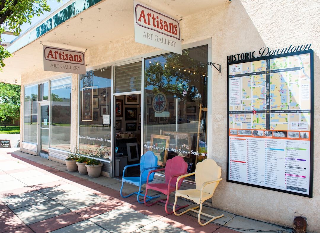 (Rick Egan  |  The Salt Lake Tribune)        The Artisans Art Gallery in Cedar City, Wednesday, June 19, 2019.