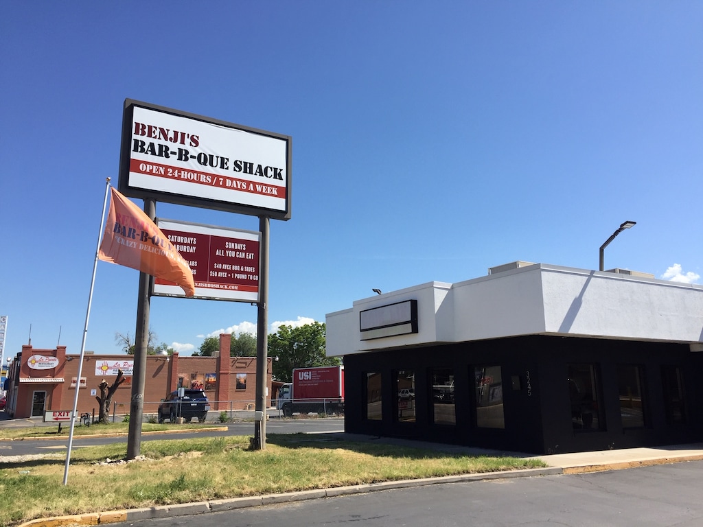 (The Salt Lake Tribune | Kathy Stephenson) Benji's Bar-B-Que Shack, which is open 24 hours a day, 7 days a week, opened recently in South Salt Lake.