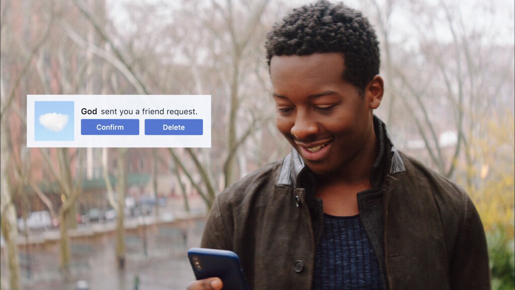(Photo: Screengrab/CBS) Brandon Micheal Hall stars as atheist Miles Finer in "God Friended Me."
