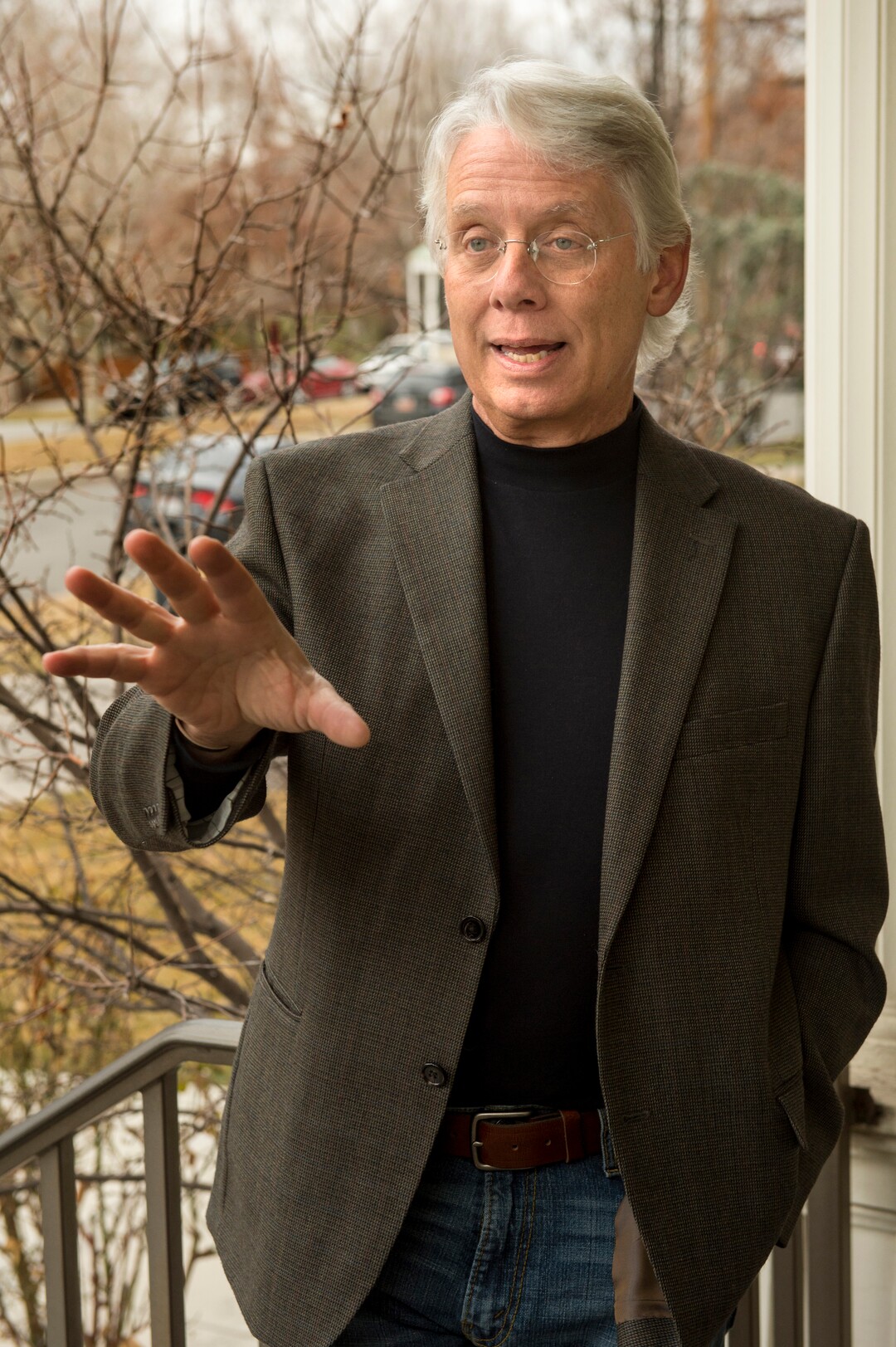 (Rick Egan  |  The Salt Lake Tribune)      David E. Hardy talks about the new Encircle family and youth resource center that will open in Salt Lake City later this year. Friday, February 2, 2018.