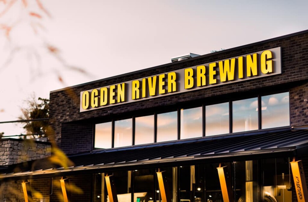 (Photo courtesy of Ogden River Brewing) Ogden River Brewing, the state’s 35th brewery, includes a beer production facility and a 250-seat gastropub for dining. It also has two patios.