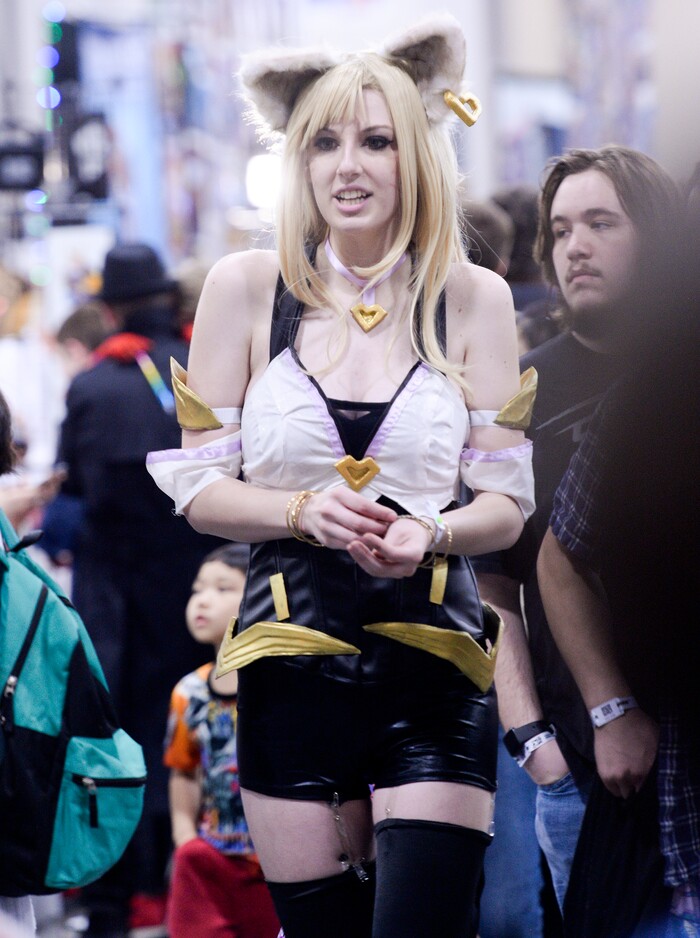Leah Hogsten  |  The Salt Lake Tribune  Cosplayers roam the aisles atÊFanX Salt Lake Comic Convention, Saturday, April 20, 2019. 