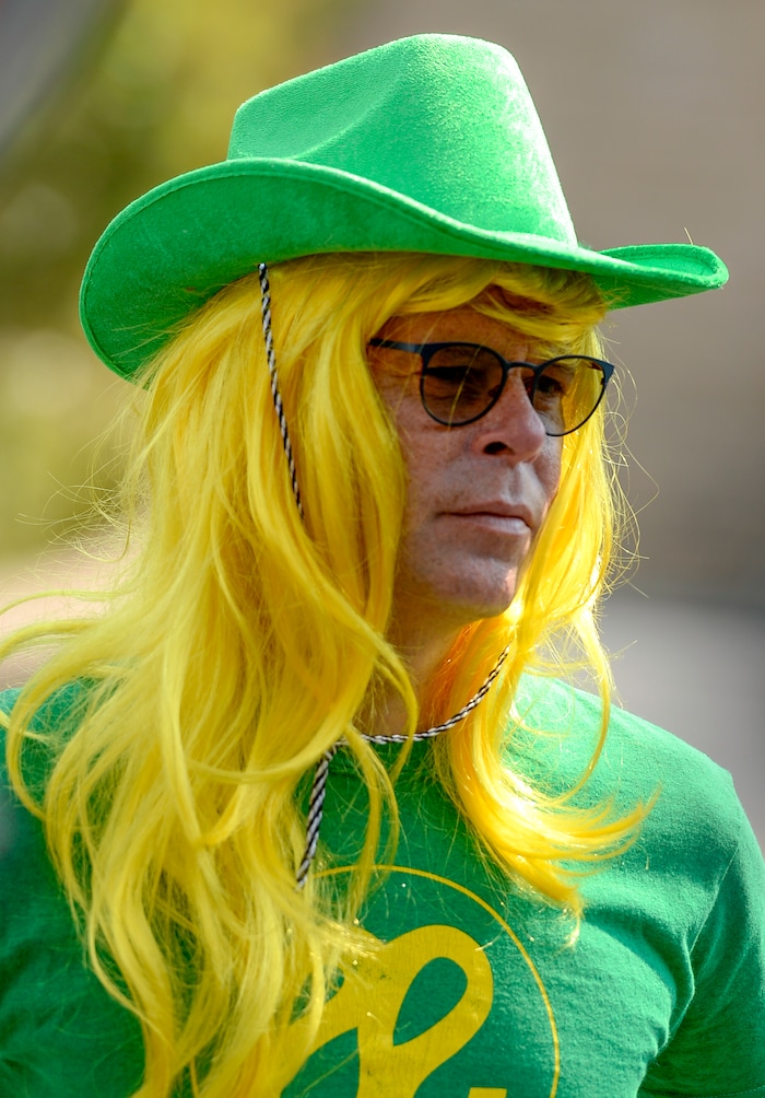 Leah Hogsten | The Salt Lake Tribune Steve Vanderswan with team Aevolo at the start of the Tour of Utah's Stage 6 on Sunday, August 12, 2018. .