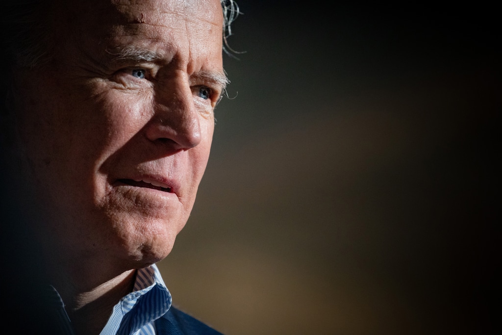 (Damon Winter  |  New York Times file photo) Former Vice President Joe Biden spoke at a campaign event at the Winyah Indigo Society Hall in Georgetown, S.C., on Wednesday February 26, 2020.