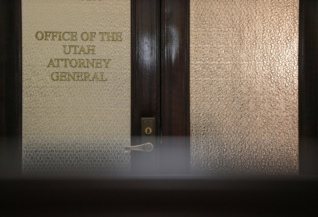 (Chris Samuels | The Salt Lake Tribune) The office of the Utah Attorney General at the Capitol, Wednesday, Nov. 15, 2023.