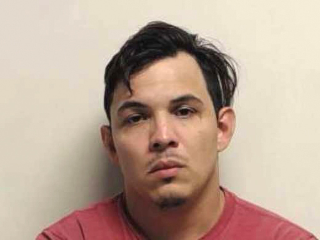(Utah County Sheriff's Office via AP) This undated photo provided by the Utah County Sheriff's Office shows Jaime Marcos Salinas, a 32-year-old Provo man, charged with child abuse and attempted murder after police say he choked his wife and children and repeatedly abused them. Court documents show the charges were filed Wednesday, July 24, 2019, against Jaime Marcos Salinas.