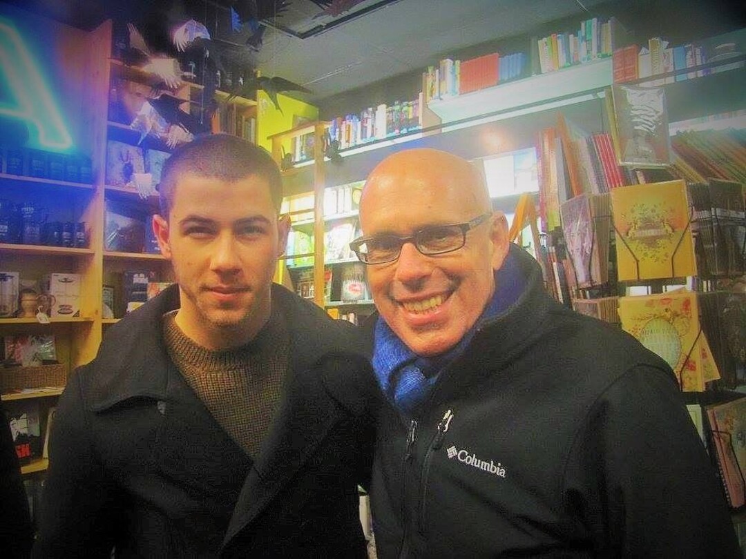 Stuart Graves with Nick Jonas.