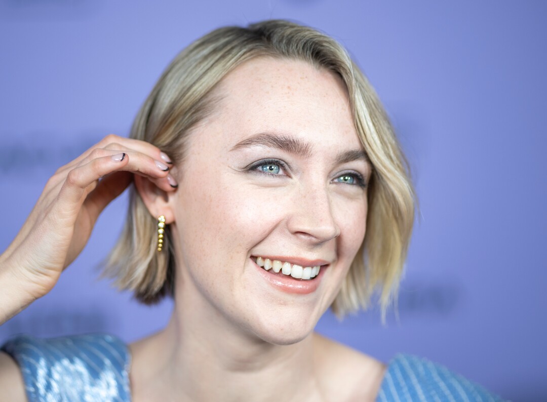 (Rick Egan | The Salt Lake Tribune) Saoirse Ronan on the Press line for "The Outrun" at the Library Center in Park city, during the Sundance Film Festival, on Friday, Jan. 19, 2024.