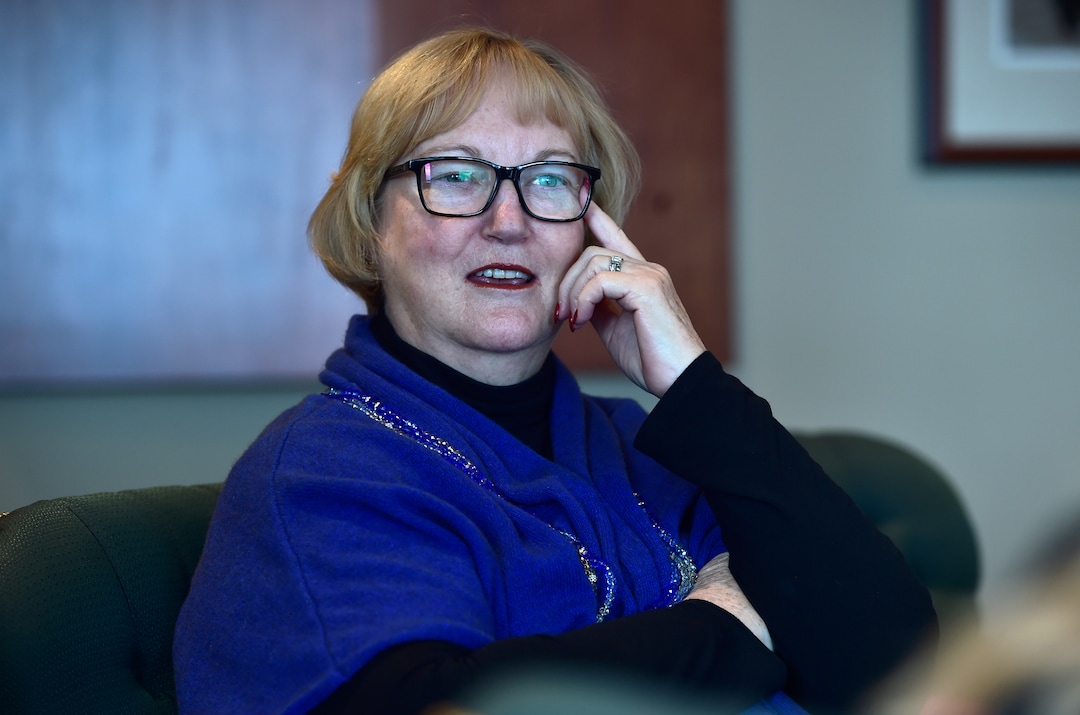 (Scott Sommerdorf   |  The Salt Lake Tribune)   Justice Justice Christine Durham is retiring after 35 years on the Utah Supreme Court. She speaks during an interview, Thursday, November 16, 2017. 