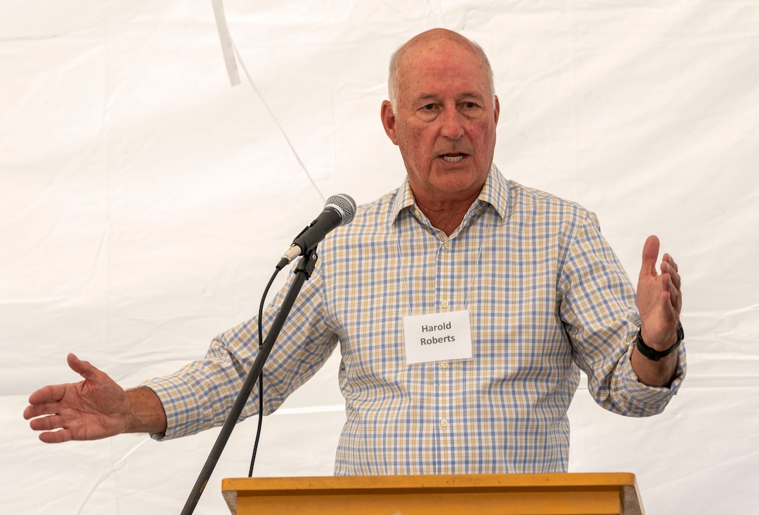 (Rick Egan | The Salt Lake Tribune) Harold Roberts talks about  processing Rare Earth and Uranium the White Mesa Mill in Blanding, on Thursday, Sept. 16, 2021.