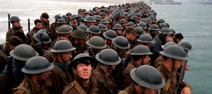 This image released by Warner Bros. Pictures shows a scene from "Dunkirk." The Utah Film Critics Association named Christopher Nolan best director for his work on the film. (Warner Bros. Pictures via AP)