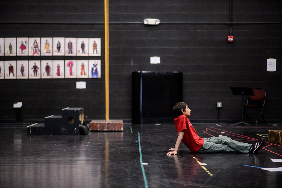(Trent Nelson | The Salt Lake Tribune)  Rehearsal for Utah Opera's The Little Prince with 11-year-old Nitai Fluchel in the title role of the Little Prince. In Salt Lake City on Friday Dec. 7, 2018.