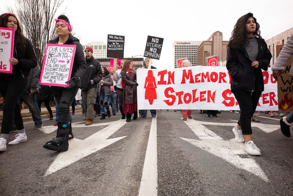 (Trent Nelson | The Salt Lake Tribune) The 2019 Women's March on Utah in Salt Lake City on Saturday Jan. 19, 2019.