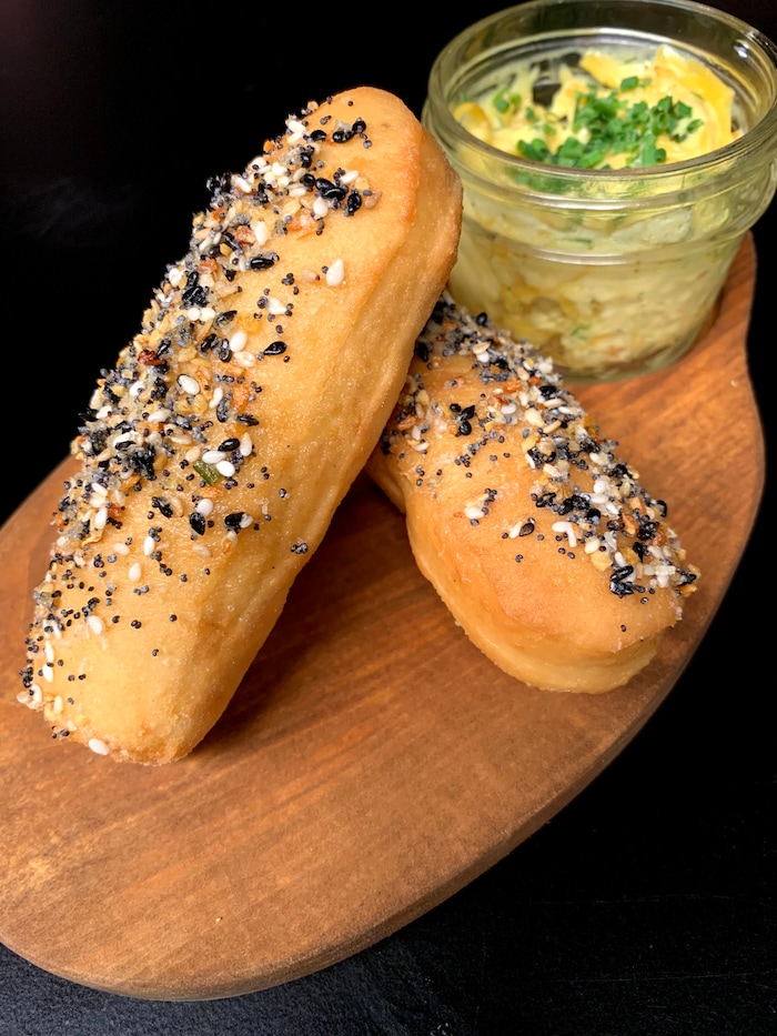 (Photo courtesy of SLC Eatery) Utah scone with smoked cheddar rillette at SLC Eatery.