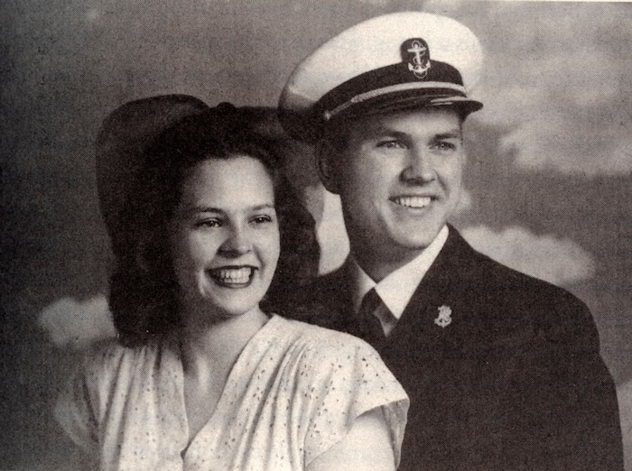 (Nelson family) Russell M. Nelson and Dantzel White shortly before announcing their engagement in the summer of 1945.