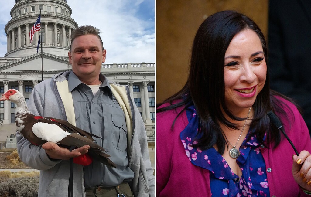 (Nowak campaign; The Salt Lake Tribune) Republican Richard Nowak, left, and Democrat Angela Romero, candidates for the House District 25 election.