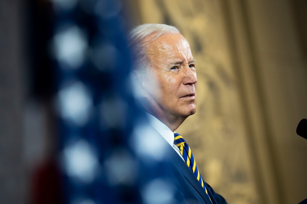 (Doug Mills | The New York Times)

President Joe Biden addresses the White House Tribal Nations Summit, in Washington, Nov. 30, 2022.