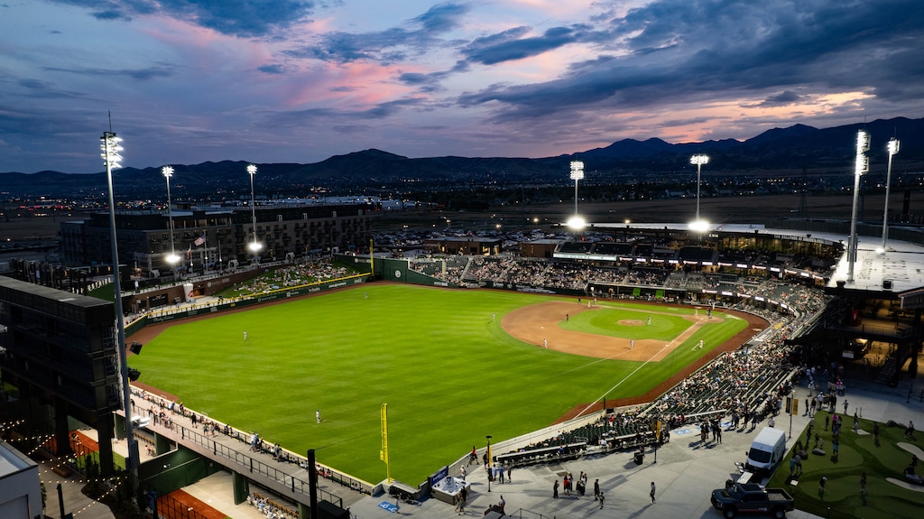 (Francisco Kjolseth | The Salt Lake Tribune) The Ballpark at American First Square in South Jordan is pictured on Wednesday, July 22, 2026.