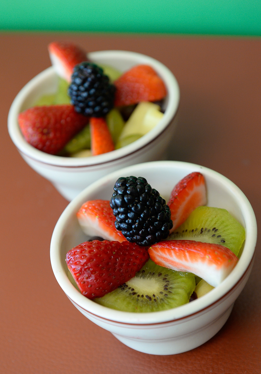 (Francisco Kjolseth  |  The Salt Lake Tribune) Fresh fruit is served with breakfast at the Twin Suns Cafe.